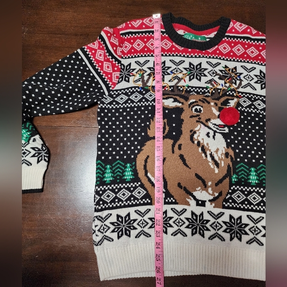 Ugly Christmas Sweater Reindeer Festive - Picture 7 of 7